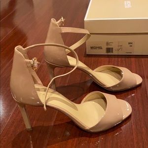 Michael Kors nude strappy heel